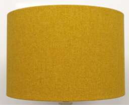 Shetland Mustard Yellow Brushed Linen Style Cylinder/ Drum Lampshades/ Pendant Shade/ Table, Colourful Unique Modern Home Interior Decor - thumbnail 1