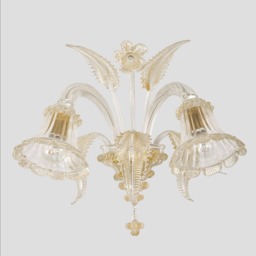 Adone Wall Lamp 2 Lights Crystal Gold
