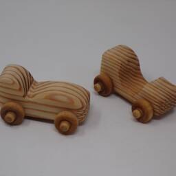 Pocket Racers - Toddler/Baby Wooden Handcrafted Cars - thumbnail 4