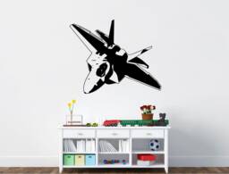 Aeroplane Wall Sticker, Airplane Decal, Aeroplane Decor, Art