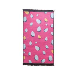 Candy Factory Recycled Cotton Kilim Rug Colorful Eco-Friendly Woven Rug - thumbnail 4