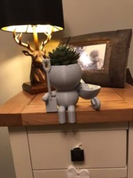 Wee Jimmy Gardener Succulent Plant Pot - Ships From Usa - thumbnail 3