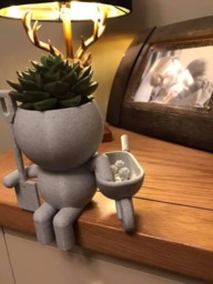 Wee Jimmy Gardener Succulent Plant Pot - Ships From Usa - thumbnail 2