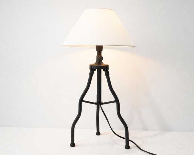 Table Lamp Modern Decorative Metal Bedside Light With Fabric Shade For Bedroom Living Room Study Home Office Accent Lighting - image 1