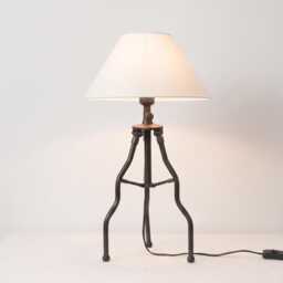 Table Lamp Modern Decorative Metal Bedside Light With Fabric Shade For Bedroom Living Room Study Home Office Accent Lighting - thumbnail 3