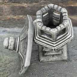 Unique Pagoda Sculpture Concrete Lantern Figurine Japanese Cement Home Decoration Lantern Lover Gift Outdoor Zen Garden Art - thumbnail 3