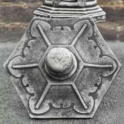 Unique Pagoda Sculpture Concrete Lantern Figurine Japanese Cement Home Decoration Lantern Lover Gift Outdoor Zen Garden Art - thumbnail 4