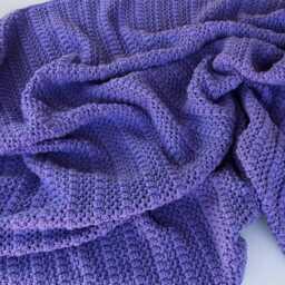 Made-To-Order Crochet Blanket Soft Acrylic Afghan, Custom Colors & Sizes - thumbnail 3