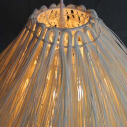 Handwoven Rattan Pendant Light, Ceiling Lights, Shaggy Lamp, Like Long Hair Hanging Lamps - thumbnail 2