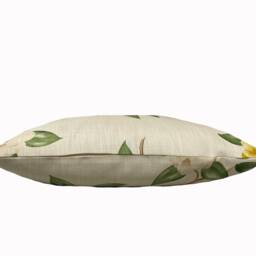 Schumacher Casablanca Floral Indoor/Outdoor Pale Yellow Double Sided Cushion Covers Pillow - thumbnail 3