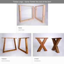 Chunky Solid Wood Desk, Thick Wooden Office Desk Uk, Handmade Home Statement Custom Size - thumbnail 4
