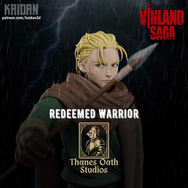 Redeemed Warrior - Viking Nordic Saga Thorfinn Resin Figure 16K - image 1