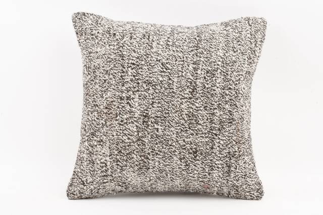 Handmade Turkish Kilim Pillow Cover Bohemian Wool Cushion - 18''x18'' - image 1