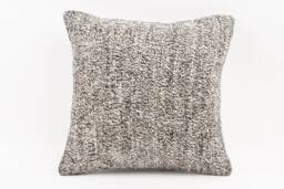 Handmade Turkish Kilim Pillow Cover Bohemian Wool Cushion - 18''x18'' - thumbnail 1