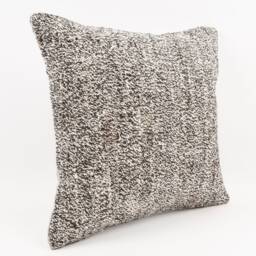 Handmade Turkish Kilim Pillow Cover Bohemian Wool Cushion - 18''x18'' - thumbnail 3