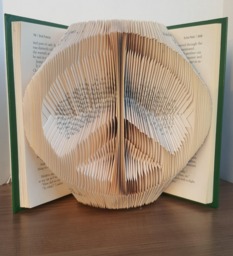 Peace Symbol - Folded Book Art Fully Customizable, Peace, Love - thumbnail 1