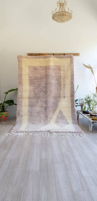 Custom Wool Rug Handmade Moroccan Azilal Rug, Abstract Carpet - image 1