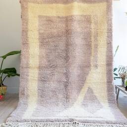 Custom Wool Rug Handmade Moroccan Azilal Rug, Abstract Carpet - thumbnail 2