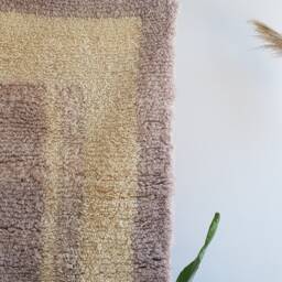 Custom Wool Rug Handmade Moroccan Azilal Rug, Abstract Carpet - thumbnail 4