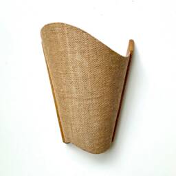 Japandi Wall Sconce , Oak & Rattan Lamp. Plug-In Option. Usa Duties Paid - thumbnail 3