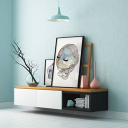 Cream Mirage - Gicl??e Art Print/Poster Watercolor Painting By Joanna Jensen - thumbnail 4