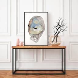 Cream Mirage - Gicl??e Art Print/Poster Watercolor Painting By Joanna Jensen - thumbnail 2