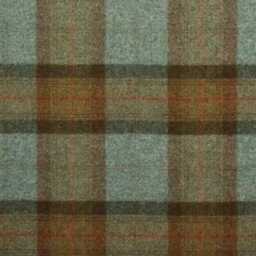 Abraham Moon Skye, Sea, 100% Wool Plaid, Checked Tartan Cushion Cover - thumbnail 3