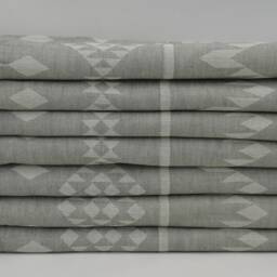 "Gray Kilim Towel, 40""x70" - thumbnail 2