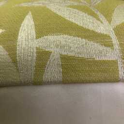 2 X Ochre Yellow Silver Grey Leaf Botanical Cushion Covers 16 - thumbnail 4