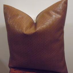 Herringbone Faux Leather. Pillow Covers.toss Pillows.farmhouse Toss Pillow.cushion Covers.slipcovers.home Decor.fall Decor.industrial Decor - thumbnail 3