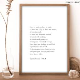 Custom Quote Print - Personalised Song Lyric Text Wall Art - thumbnail 2