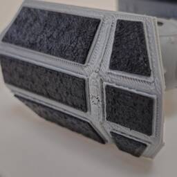 Tie Fighter Model Ship - 3D Printed Sci-Fi Display Starship - thumbnail 3