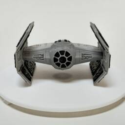 Tie Fighter Model Ship - 3D Printed Sci-Fi Display Starship - thumbnail 2