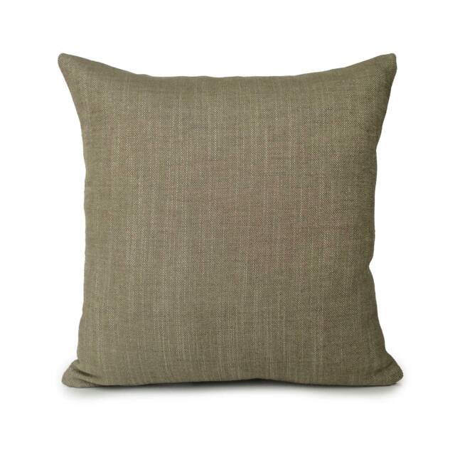 Grayish Tan Decorative Throw Pillow Cover, Cushion Covers, Pillowcase, Accent Pillows, Toss Pillow, Canvas Textured Linen Covers - image 1