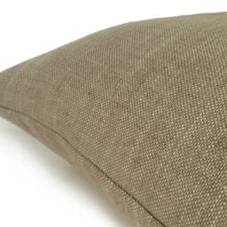 Grayish Tan Decorative Throw Pillow Cover, Cushion Covers, Pillowcase, Accent Pillows, Toss Pillow, Canvas Textured Linen Covers - thumbnail 3