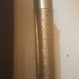 Moroccan Brass Plug-In Wall Lamp Antique Engraved Torch Light - thumbnail 4