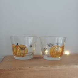 Hand Painted Tea Light Holders. Set Of Two. Unique - thumbnail 4