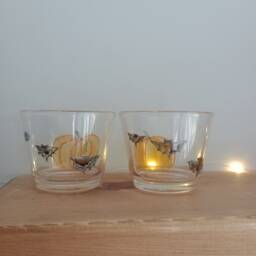 Hand Painted Tea Light Holders. Set Of Two. Unique - thumbnail 3
