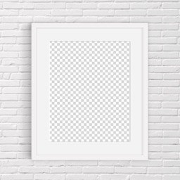 Artwork Mockup, Etsy Listing Art, Basic, Photo, Digital Frame, White Brick, Simple, 8 X 10 Inch, 4 5 16 20 Download - thumbnail 2