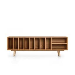 "Vinyl Record Cabinet, Stand, Oak, ""Silene"