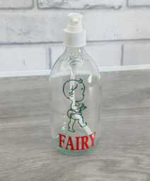 Glass Fairy Washing Up Liquid Kitchen Soap Dispenser 500Ml - Reusable Pump Bottle Sink D??cor New Home Gift