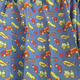 Beep Cars, Trains & Trucks Valance ~ 42 Inches Wide - thumbnail 2