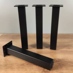 4x Steel Tube Legs - Perfect For Tables, Consoles & Side Tables Modern Furniture Custom Projects - thumbnail 3