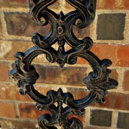 Toilet Paper Holder Stand For Bathroom - Iron Tp Original Design Tuscan Farmhouse Traditional Transitional Decor - thumbnail 4