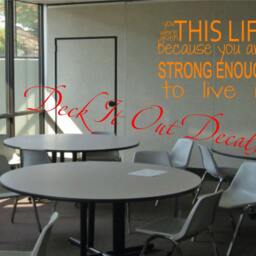 "Quote ""You Were Given This Life Because You Are Strong Enough To Live It" - thumbnail 2