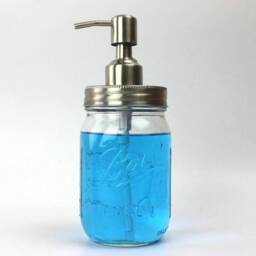 50 Packs Mason Jar Soap Dispenser-Rustproof 304 Stainless Steel Pump & Lid Diy No Jars