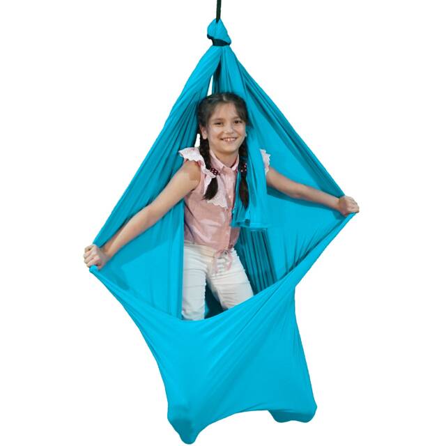 Therapy Swing For Kids, Sensory Children With Special Needs, Adult Swing, Cuddle Hammock Autism, Home Decor, Learning School, Pink - image 1
