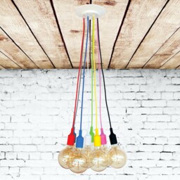8 Pendant Light Rgb Spider Chandelier Kids Room Hanging Industrial Chandelier Lighting Modern Lighting - thumbnail 2