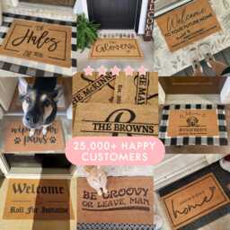 Custom State Map - Illinois Doormat Personalized Mat Home Us New House Decor Housewarming Gift - thumbnail 4