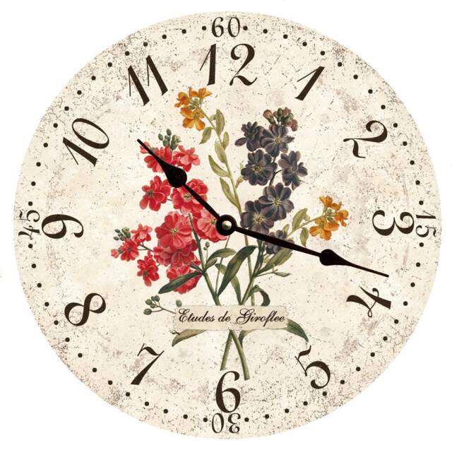 Oversized Flower Clock - Large Clock - image 1